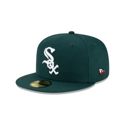 Green Chicago White Sox Hat - New Era MLB x Joe Freshgoods 59FIFTY Fitted Caps USA3741592